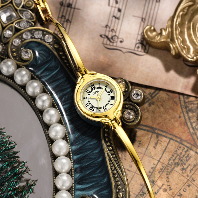 Vintage Thin Strap Quartz Watch