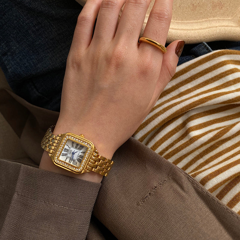 Vintage Gold quartz Watch