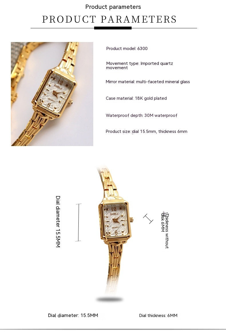 Vintage Square Watch