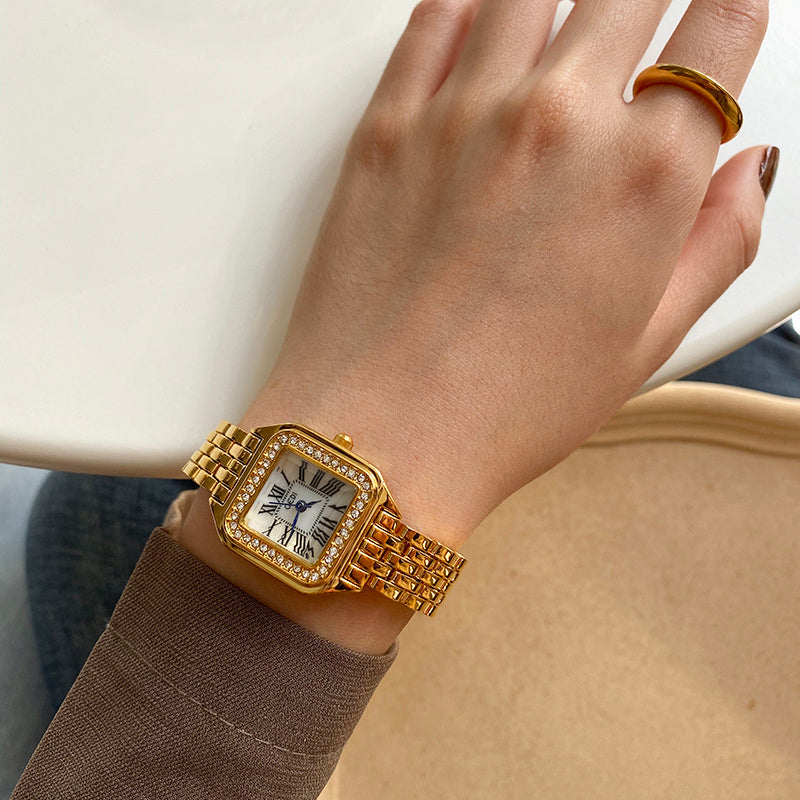Vintage Gold quartz Watch