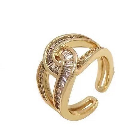 Diamond Double Ring