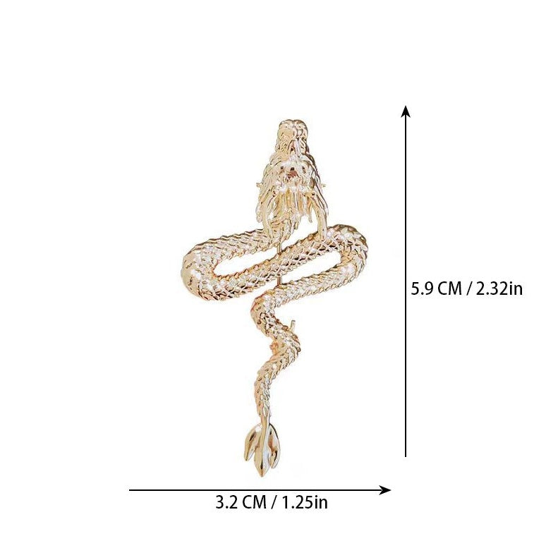Golden Dragon Brooch