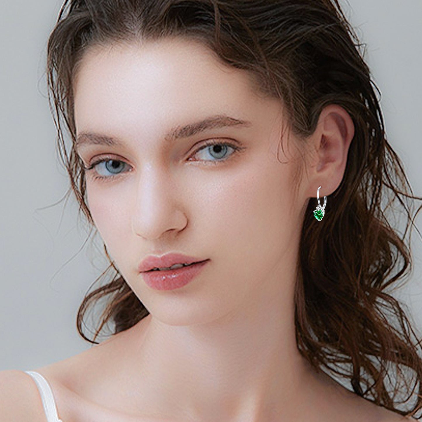 Heart Zirconia Earring