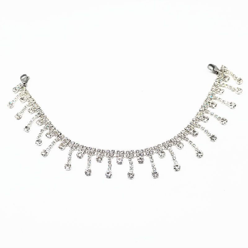 Rhinestone Collarbone Necklace