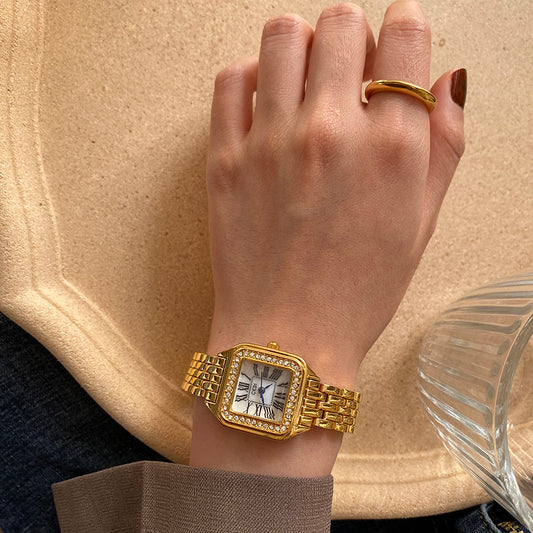 Vintage Gold quartz Watch