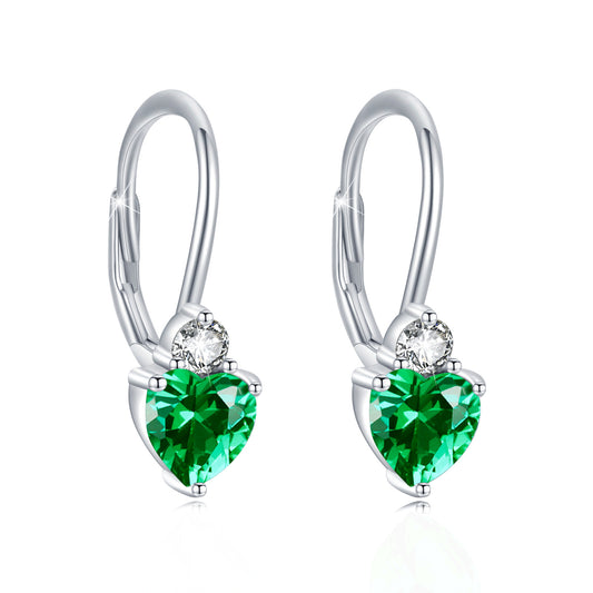 Heart Zirconia Earring