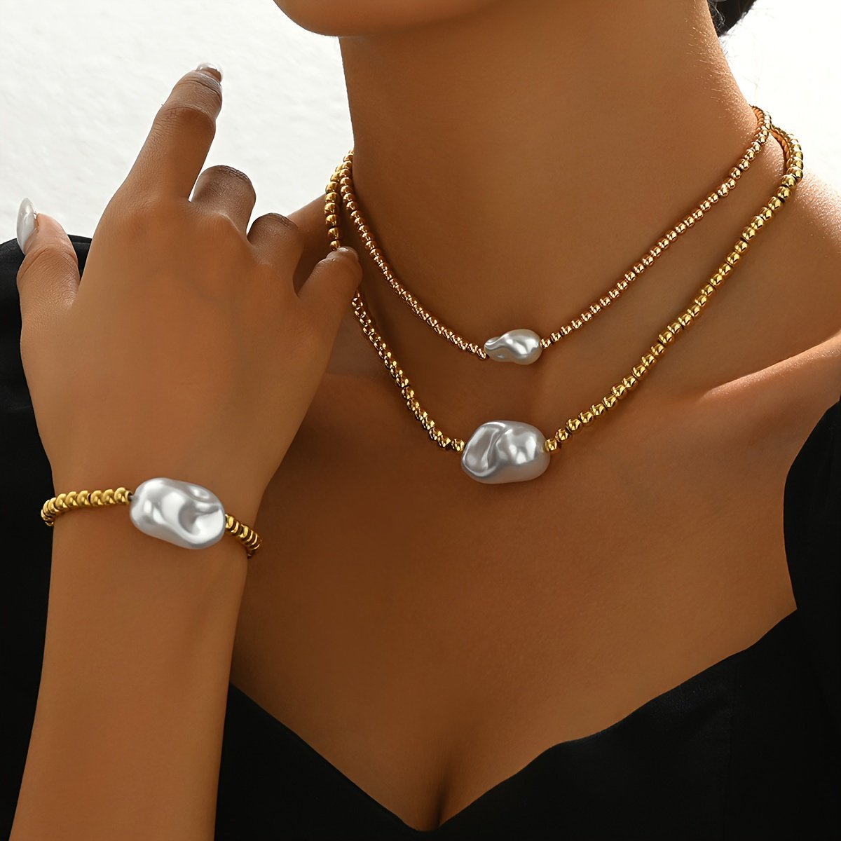 Pearl Gold Set