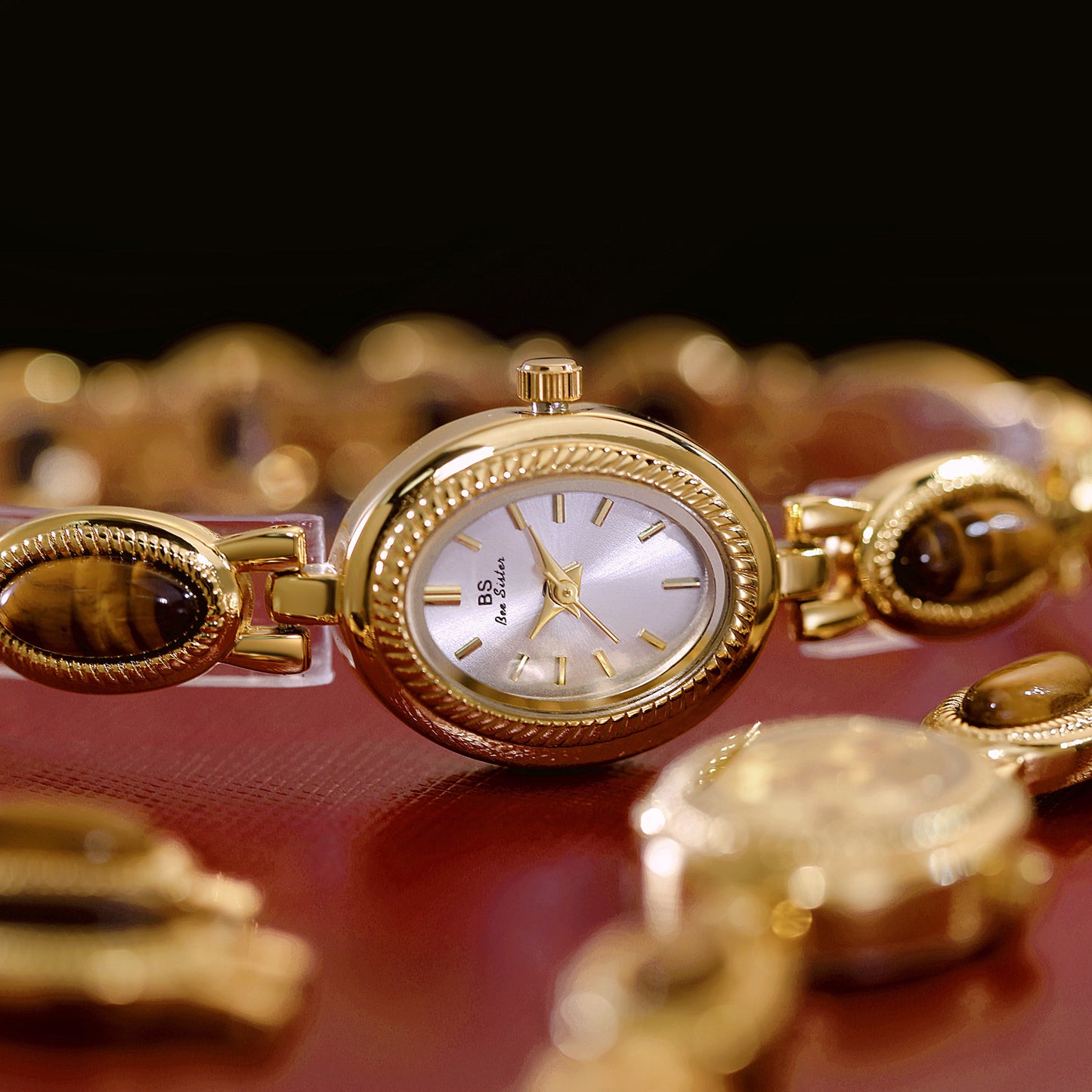 Tiger eye Vintage Watch